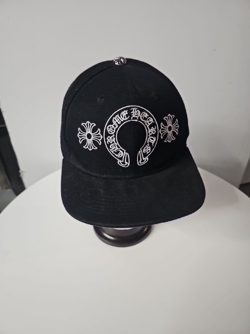 🔥 Chrome Hearts Baseball Cap Horseshoe Embroidery Y2k Grunge Skater